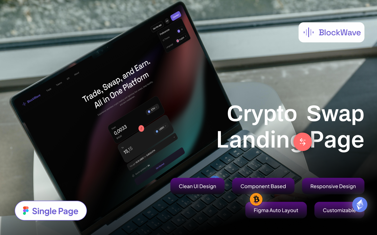 Kelas Blockwave - Blockchain Payment Transfer Figma Template UI Kit di BuildWithAngga